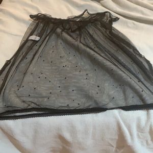 Sheer Cadolle blouse with beading